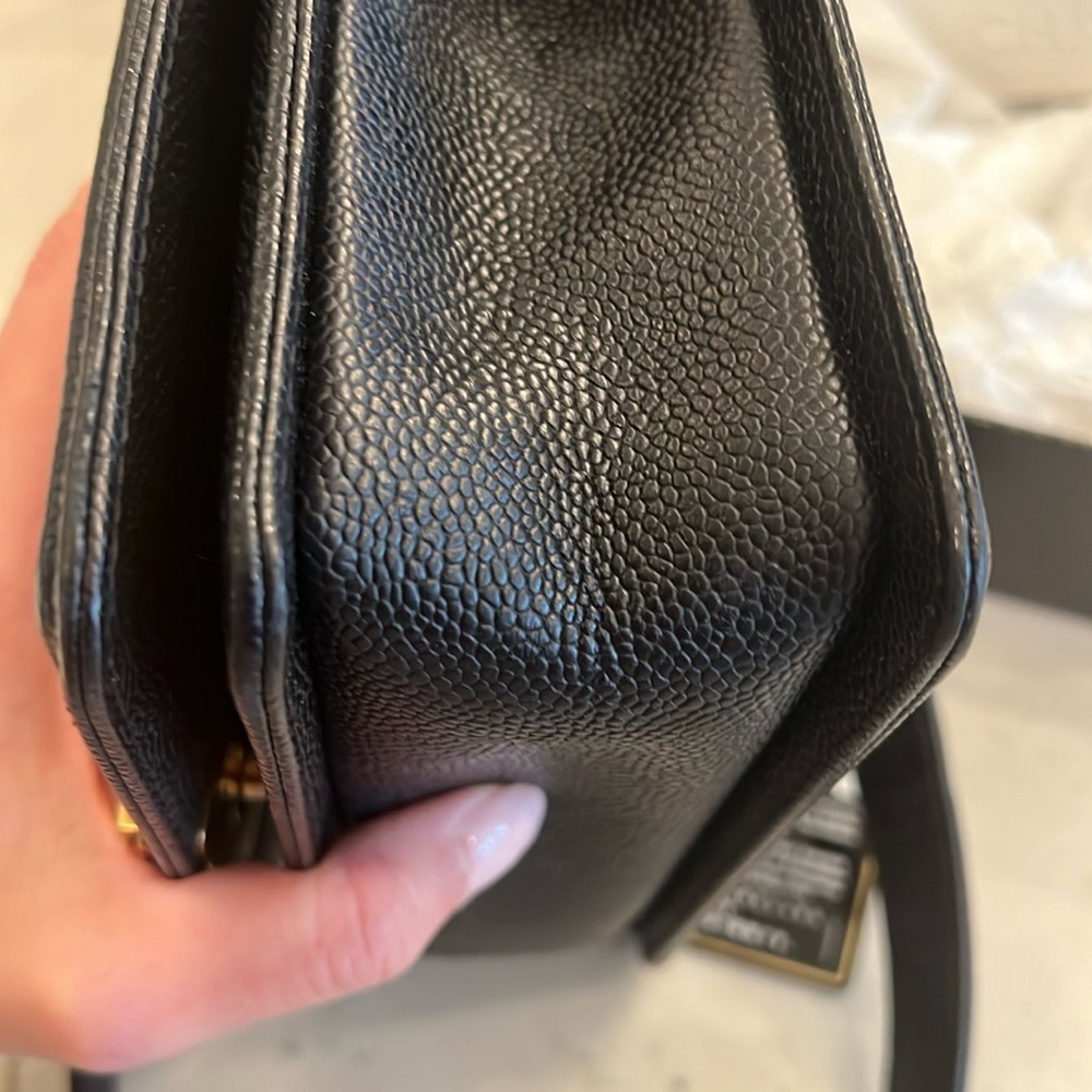 CHANEL Black Quilted Leather Boy Bag with Gold Hardware - Picture 9 of 15
